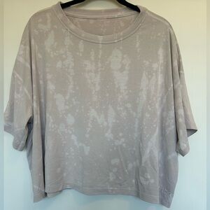 Lululemon oversized cropped shirt
